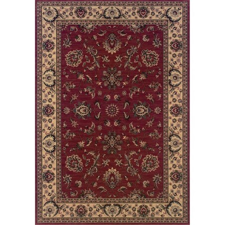 Sphinx By Oriental Weavers Area Rugs, Ariana 311C3 8' Square Square - Red/ Ivory-Polypropylene A311C3240240SQ